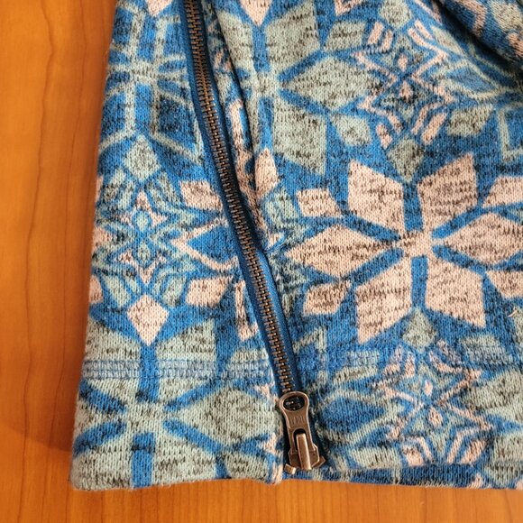 T by Talbots Snowflake Fleece Hoodie - L - Picture 4 of 11